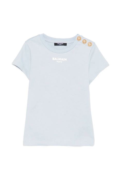 T-shirt con bottoni BALMAIN KIDS | BY8A01 Z3672685OR